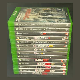 14 XBOX ONE GAMES AND 3 PS4 (PREOWNED) item