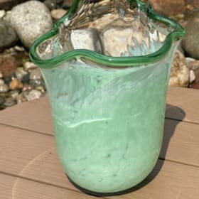 Pale green large bowl item