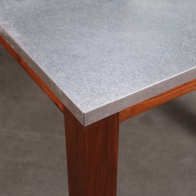 Walnut Galvanized Table item