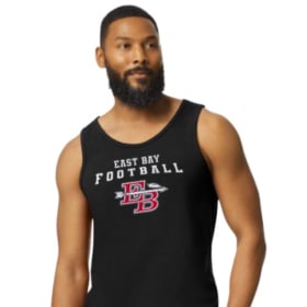 Men's Cotton Tank Top (East Bay Football Logo) item