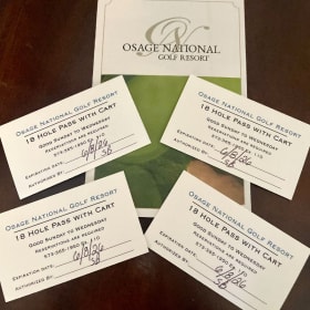 Osage National Golf Resort Gift Certificates item