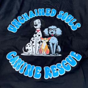 Black Crewneck Logo T-shirt Trio Front/Back item