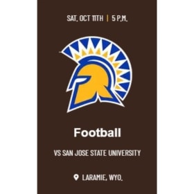 University of Wyoming Football Tickets item