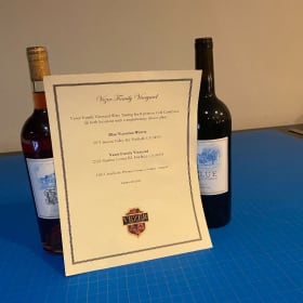 Vezer Family Vineyard Tasting and two Wines item