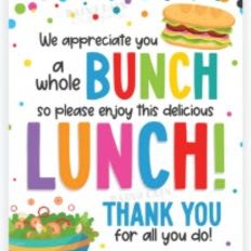 Sponsor a Teacher Appreciation Meal item