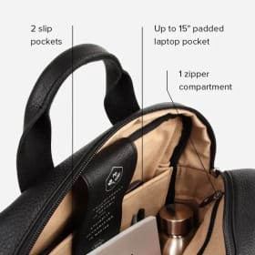 Poppy Barley “The Backpack" - Black Pebble Nubuck item