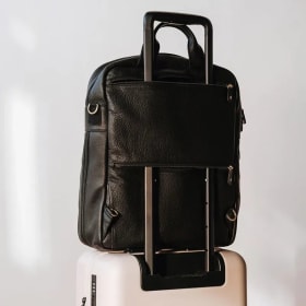 Poppy Barley “The Backpack" - Black Pebble Nubuck item