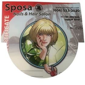 Manicure or pedicure item