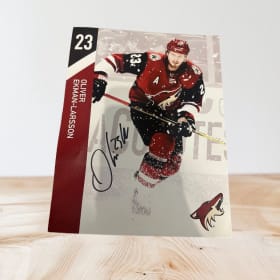 Signed Oliver Ekman-Larsson Phoenix Coyotes Photo item