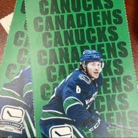 Pair Club Seats Canucks tickets for Nov 2025 game item
