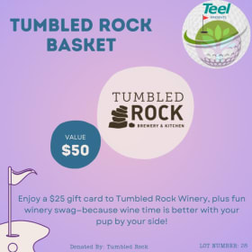 Tumbled Rock Basket item
