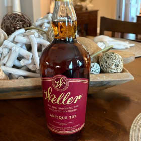 Wellers Antique 107 Bourbon Whiskey item