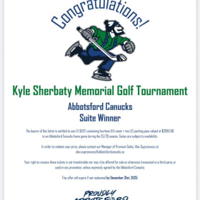 Abbotsford Canucks suite item