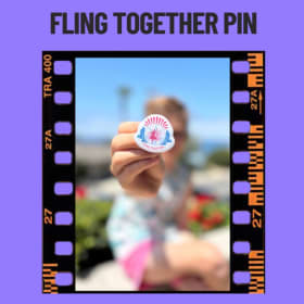 Fling Together Lapel Pins item