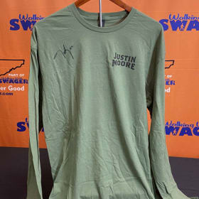 Autographed Justin Moore Shirt item