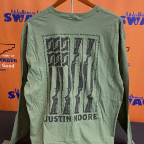 Autographed Justin Moore Shirt item
