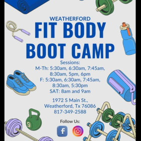 Weatherford Fit Body Boot Camp donated by: Terry Henderson item
