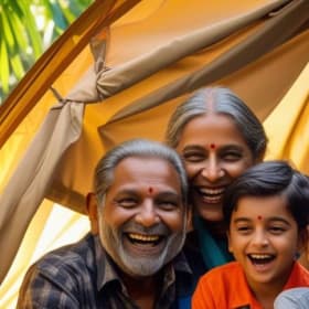 Tent Visiting Parents item