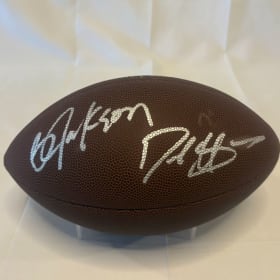 Bo Jackson and Deon Sanders NFL Football item