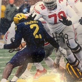 Ohio State Buckeyes Dawand Jones Print item