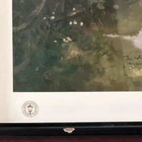 “Cobblestone Village” – Signed Lithograph by Thomas Kinkade item