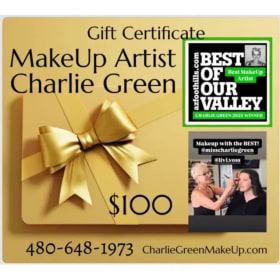 $100 Gift Cert. – Celebrity Makeup Artist Charlie Green item
