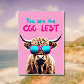 You are the Coolest Postcard - 5 pack item