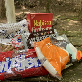 Basket # 13  Camp Fire Snack Pack with Nav’s Popcorn item