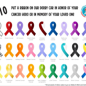 Cancer ribbon item
