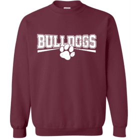 *NEW* Maroon Crewneck Buldogs Sweatshirt item