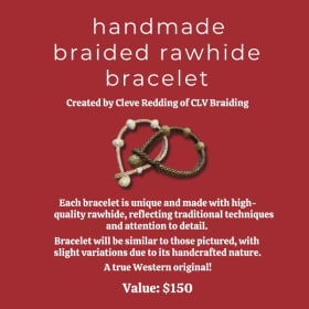 Handmade Rawhide Bracelet item