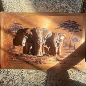 Ethiopian Art - Elephant Wall Art item
