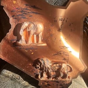 Ethiopian Art - Wall Art Clock item