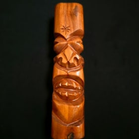 Hand-Carved Tiki item