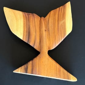 Hand-Carved Whale Tail item