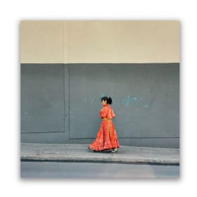 Young Girl in Red – Art Provost Photo Print (19" x 13") item