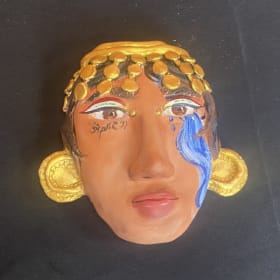 “Perspectives of Beauty” Clay Mask Wall Art item