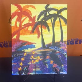 “Sunset Palms” by Local Artist item