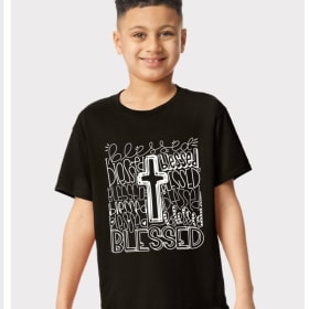 Youth Blessed Christian T-Shirt item