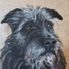 Dog Portrait Commission by Barbara Dayton item