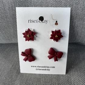 Clay earrings item