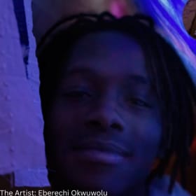 Elu-igwe: Textile art item