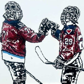 Original 30” x 40” Artwork by Sam Woj item