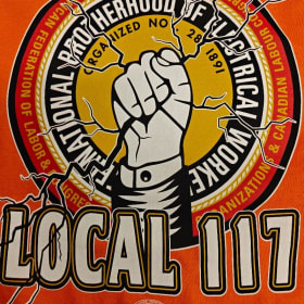 Long Sleeve tshirt 015 - orange, pocket item