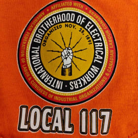 Long Sleeve tshirt 015 - orange, pocket item