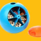 Foobler electronic timed treat or kibble dispenser item