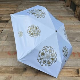 八吉祥晴雨傘｜水藍色 item