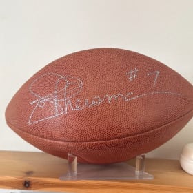Item #6: Signed Joe Theismann Football item