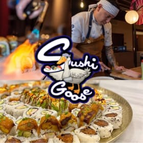 A Private In-Home Evening for 4 with Sushi Goose item
