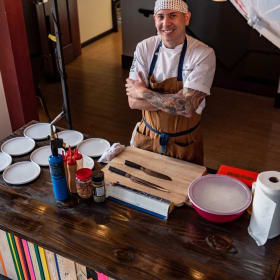 A Private In-Home Evening for 4 with Sushi Goose item